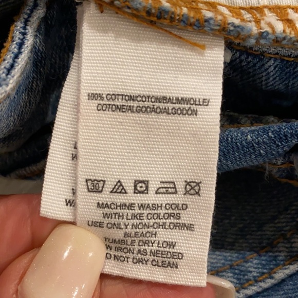 Free People Floral Embroidered Denim Mini Skirt - Picture 6 of 9